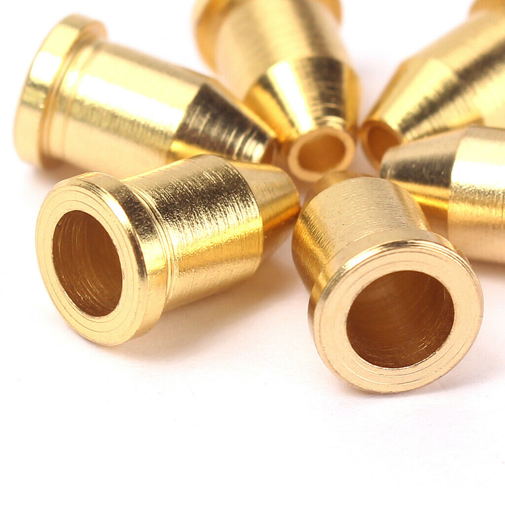 2x 6 Pieces Electric Guitar String Ferrules Bushing Guitar Parts Replacements