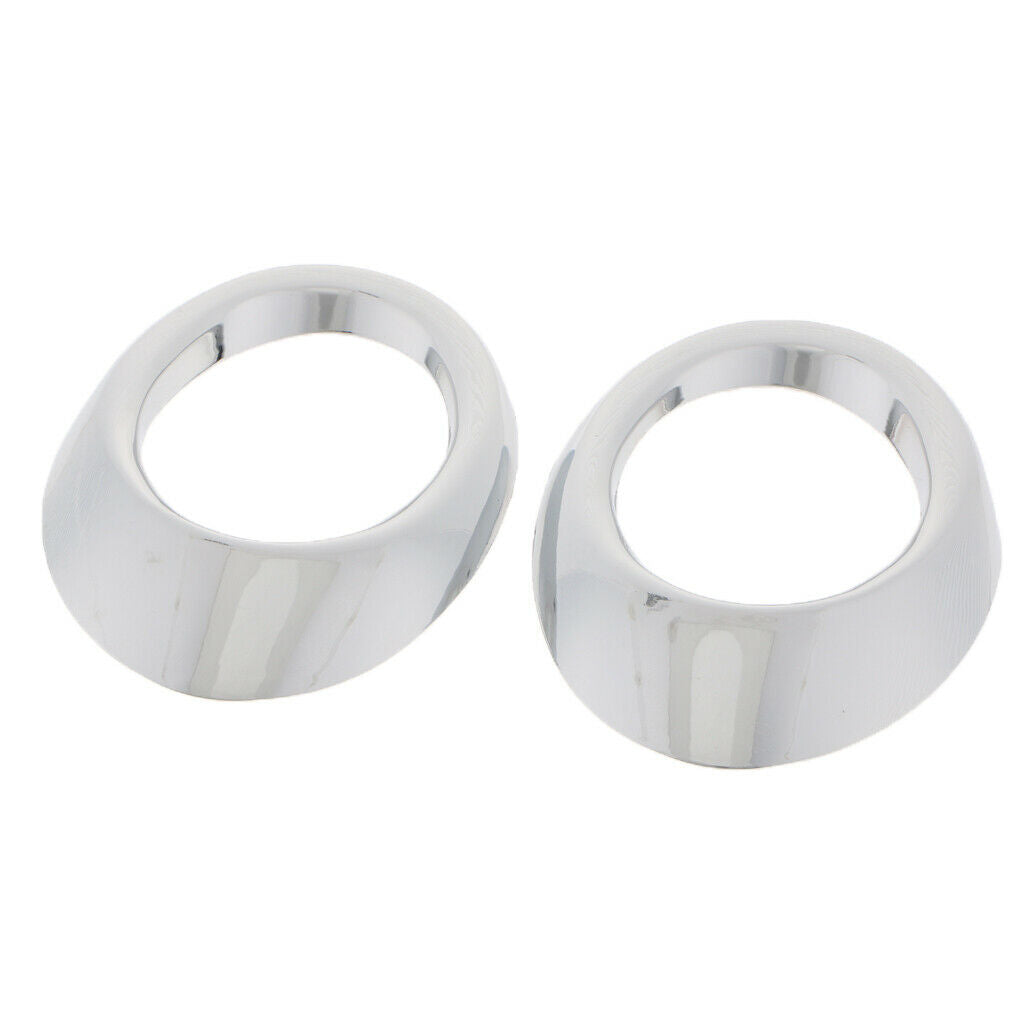2 Pieces Fog Light Lamp Frame Cover Trim For Ford