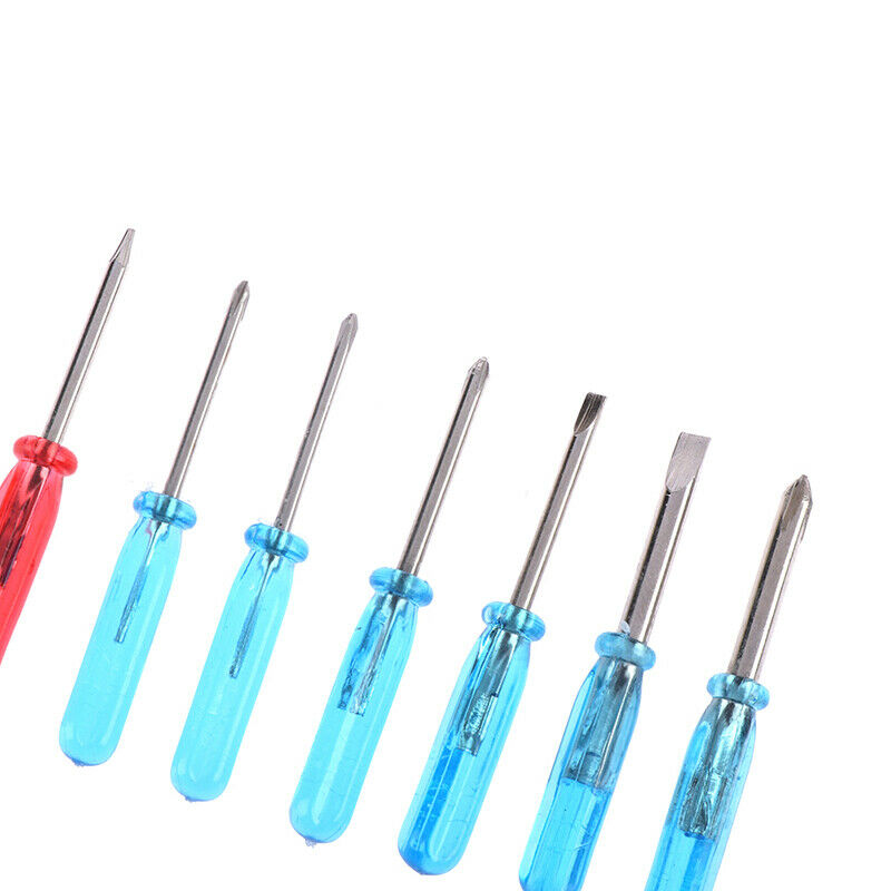 7 Pcs/set blue 45mm x 3mm mini small cross screwdriver set repair toolP Fx