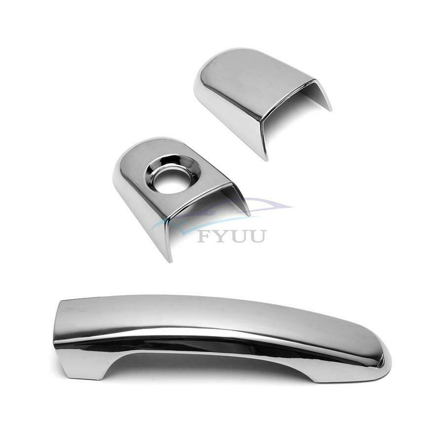 8Pieces\Set Chrome Car Door Handle Cover For 2015-18 Chevy Suburban Tahoe Yukon