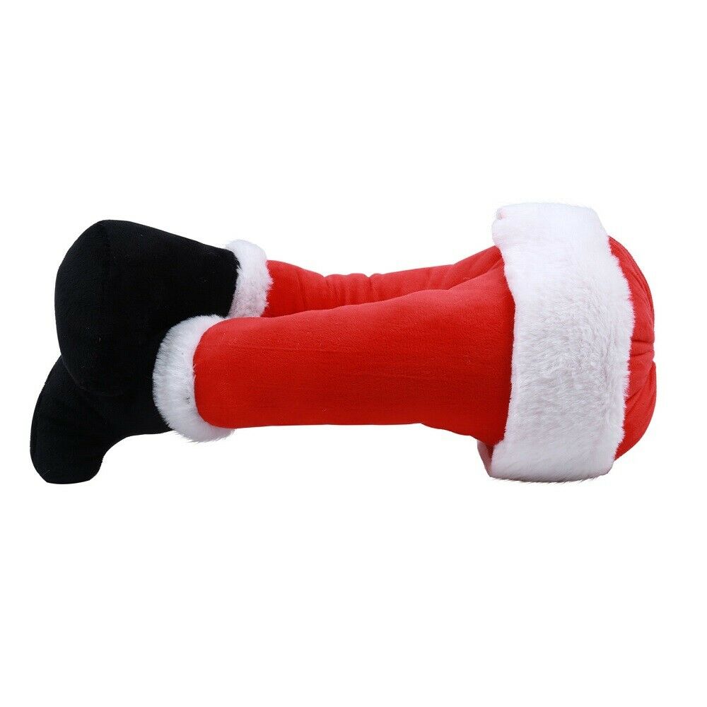 Santa Claus Legs Stuffed Santa Legs Ornament for Christmas Tree Front Door Decor