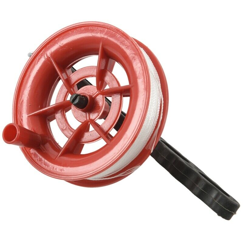 100M Twisted St Line Red Wheel Kite Reel Winder E8Z4Z4