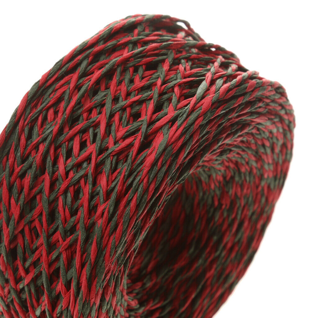 100 Metres Paper String Twine Christmas DIY Craft Supplies Red Green