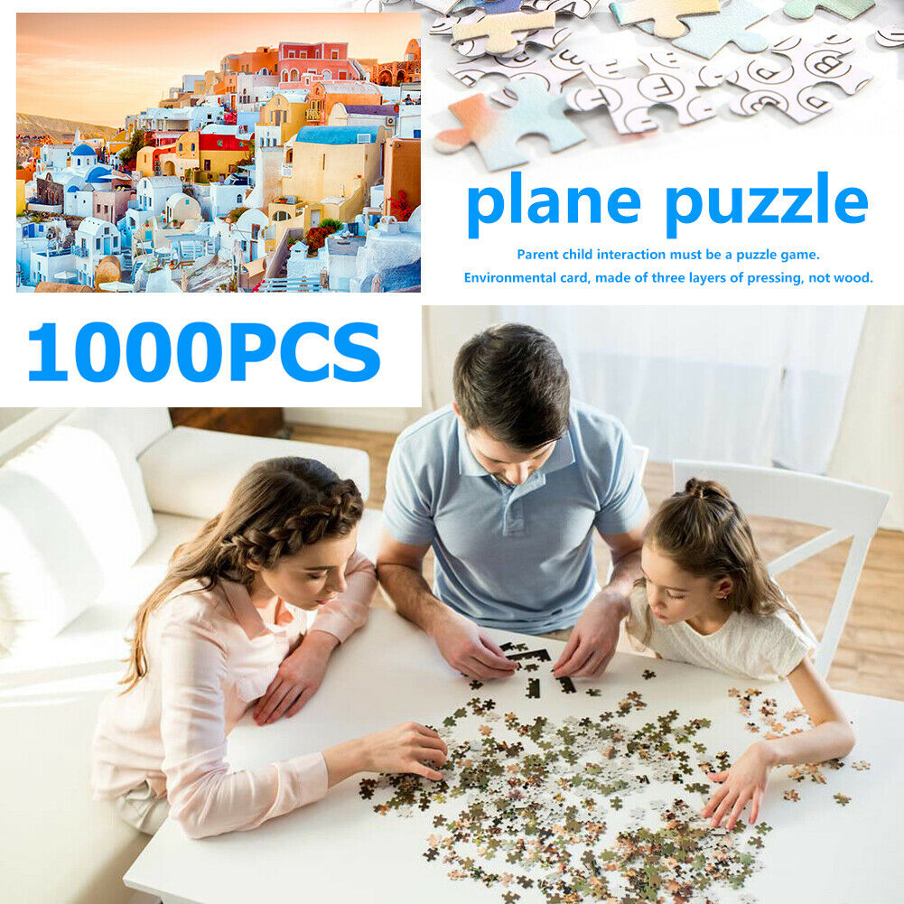 1000pcs DIY Open Mouth Lion Puzzle Educational Learning Assembling Toys @