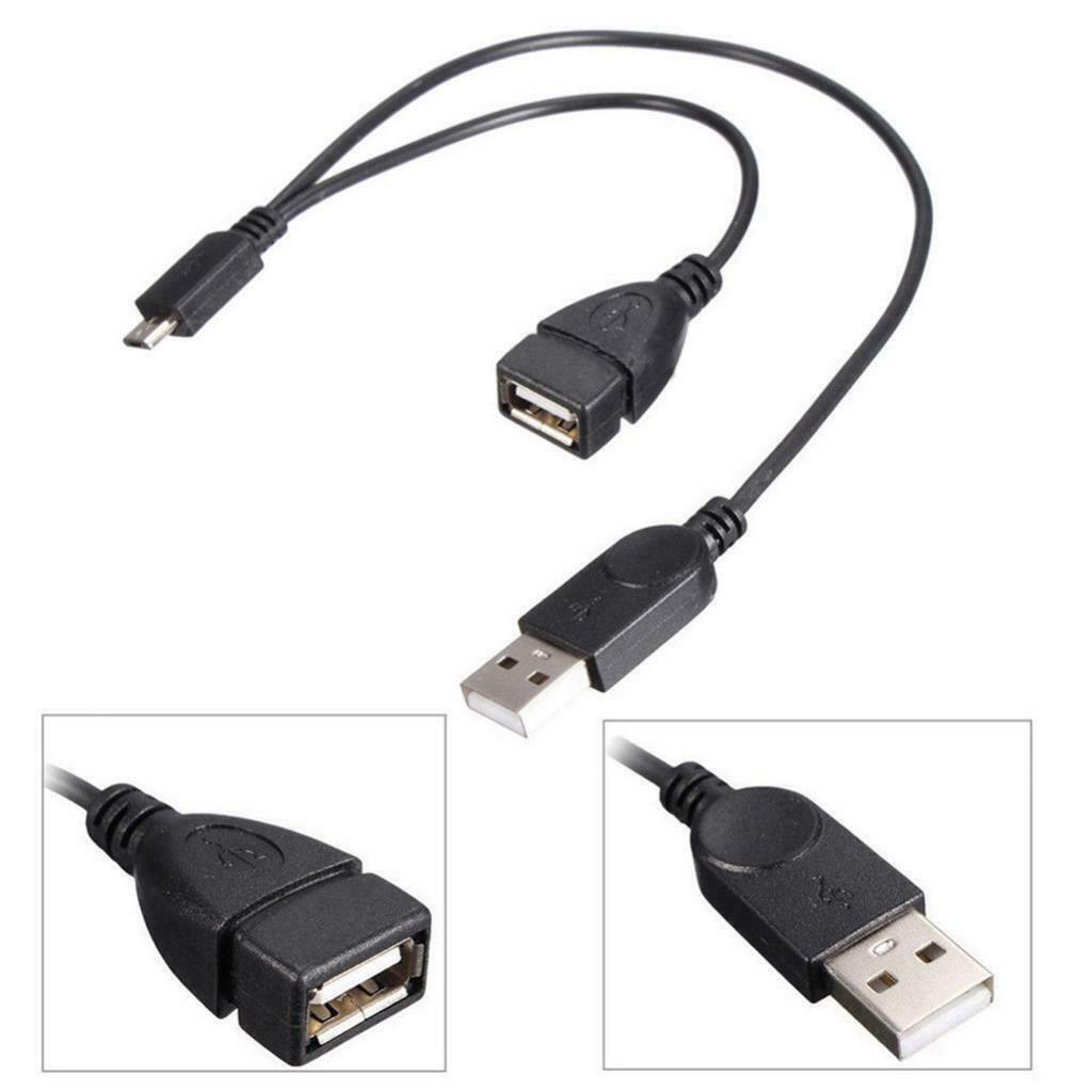 USB Adapter Micro USB Male to USB 2.0 A Male and Female Connector Converter
