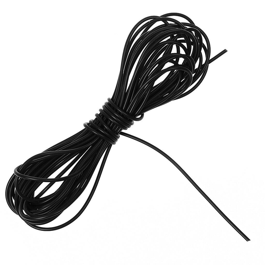 2x High Quality Silicone Rig Tube Sleeve Anti- Rig Tubing for Carp Fishing Black
