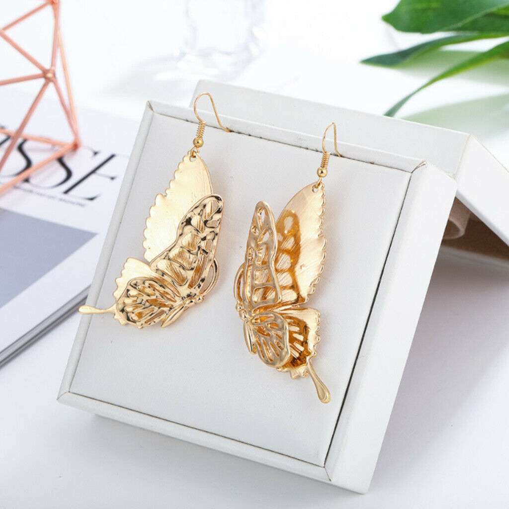 1 Pair Fashion Butterfly Dangle Earrings Boho Statement for Women Lady