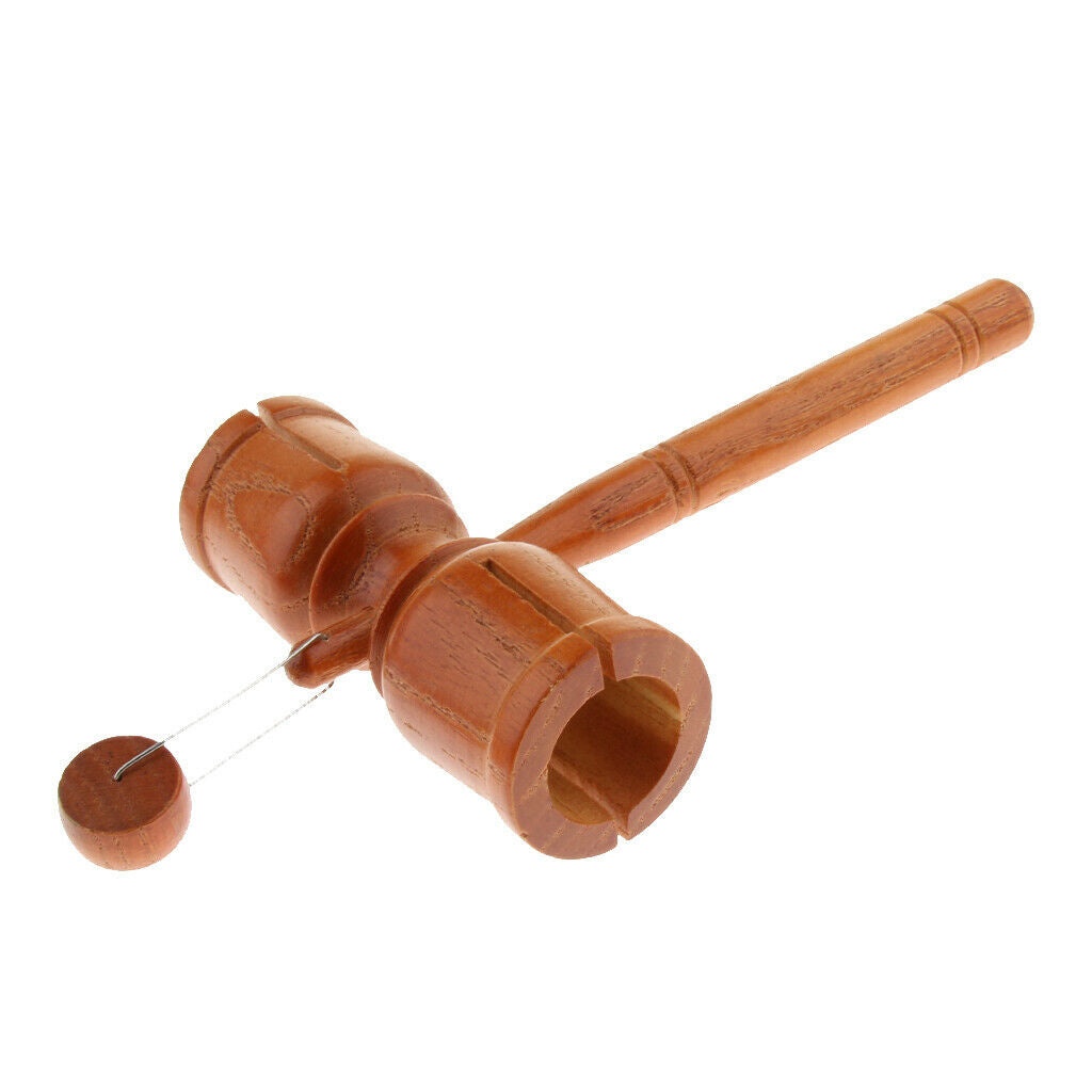 Wood Tone Block with Beater Hammer Musical Percussion Instrument for Kids