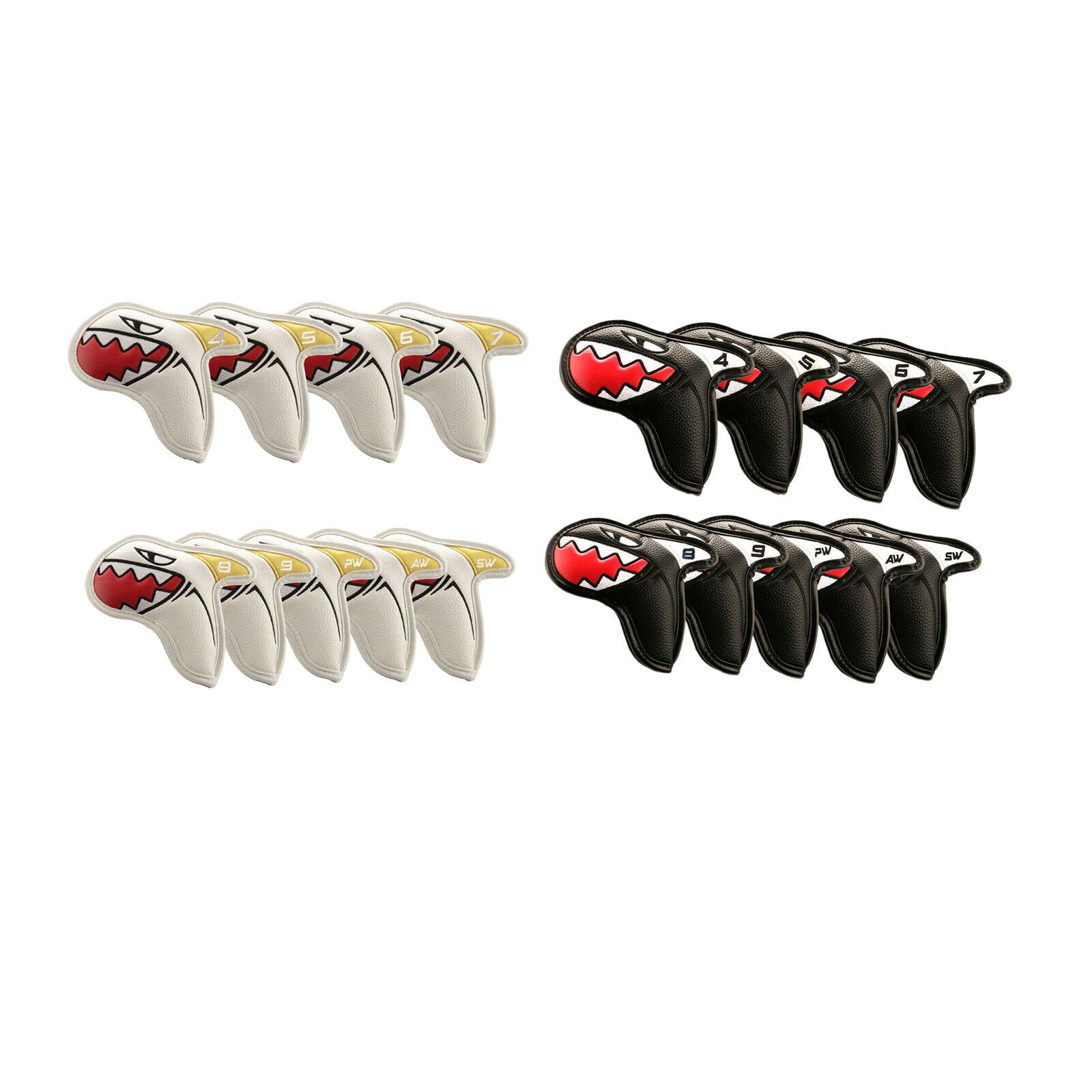 18x Universal Golf Iron Headcover Golf Club Head Covers 17.5x9cm Outdoor