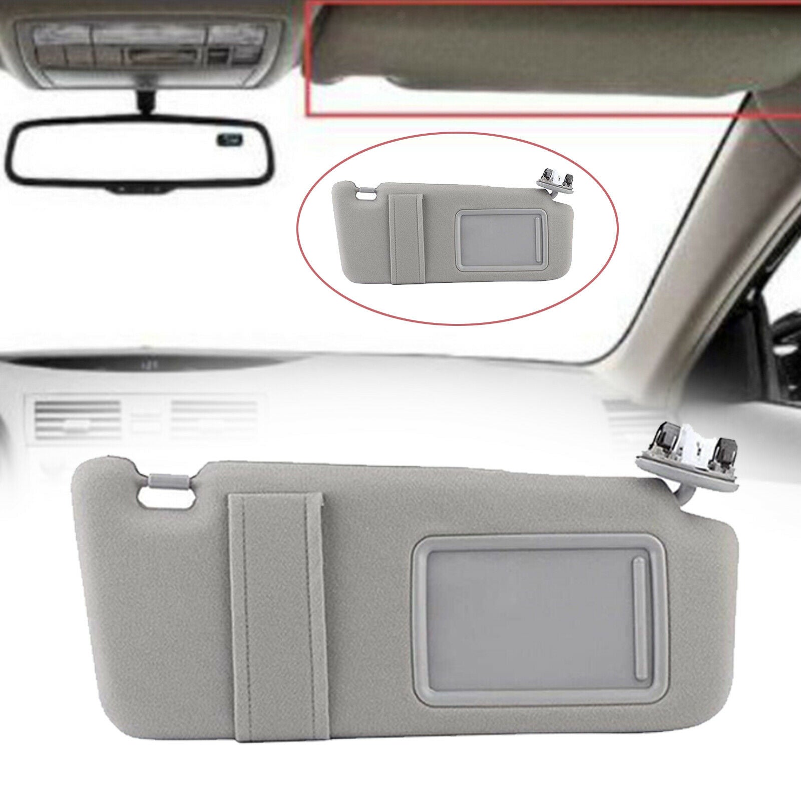 Right Side Sun Visor 74310-06770-B0 Replacement for Camry 07-11 Spare Parts