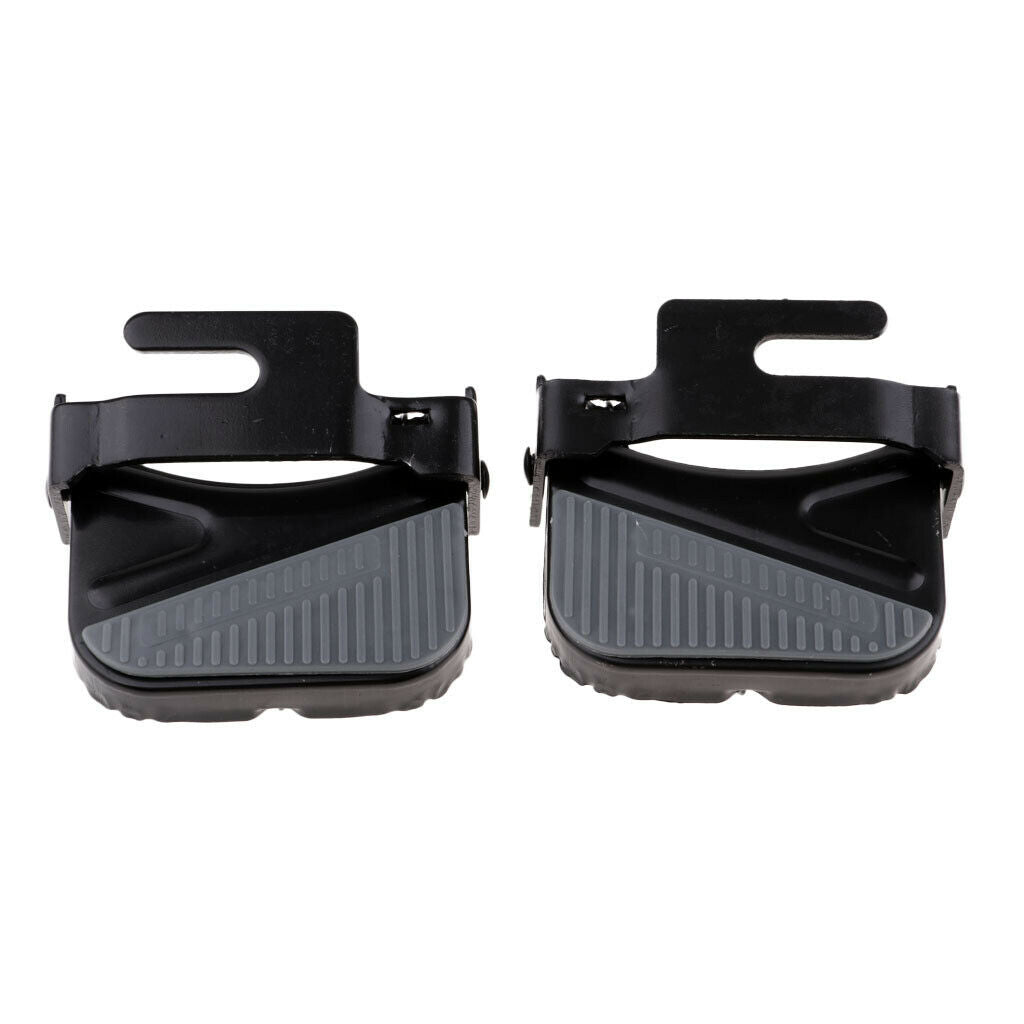 Non-slip Bike Pedals Thicken Bicycle Folding Rear Foot Feet Rest Pedal Stand