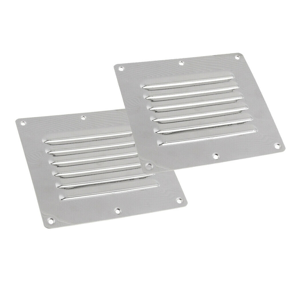 Stainless Steel Ventilation Grille Exhaust Grill For Boat Car / 127 Mm X 114 Mm