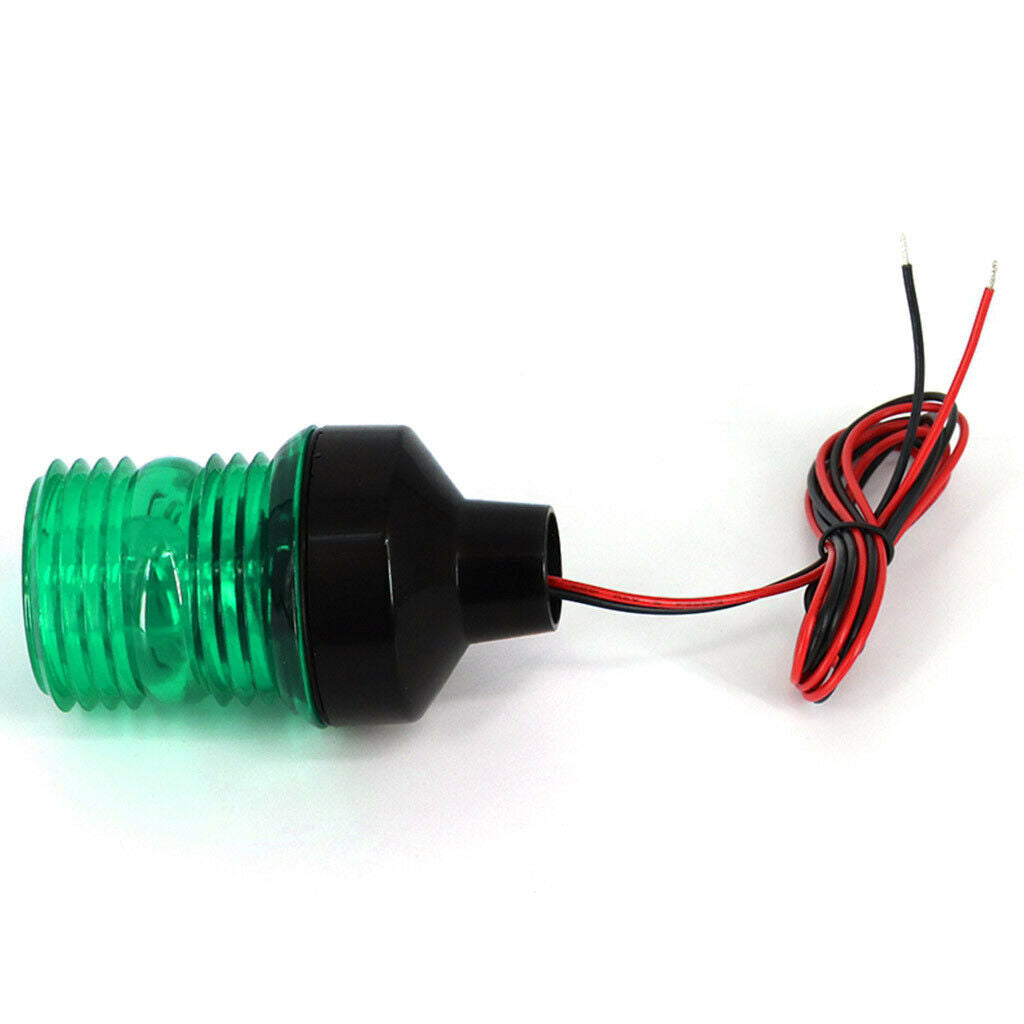 Waterproof Boat LED Navigation 12V/24V Green 360 Anchor Bow Warning Light