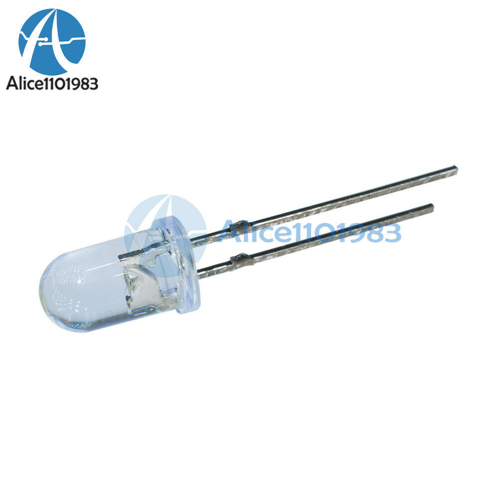 1000PCS F5 5MM White Color White Light Round Superbright LED Lamp