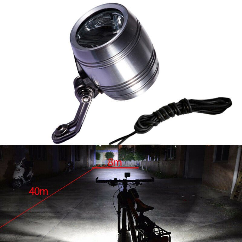 Scooter Electric Bicycle Headlight High Cut-off Line Lamp Bulb Metal Enclosure