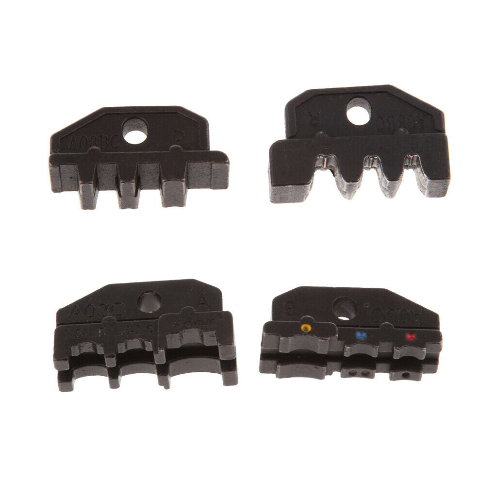 2pcs Interchangeable Die Set, Terminal Connectors, Crimper Die Kit, High Speed