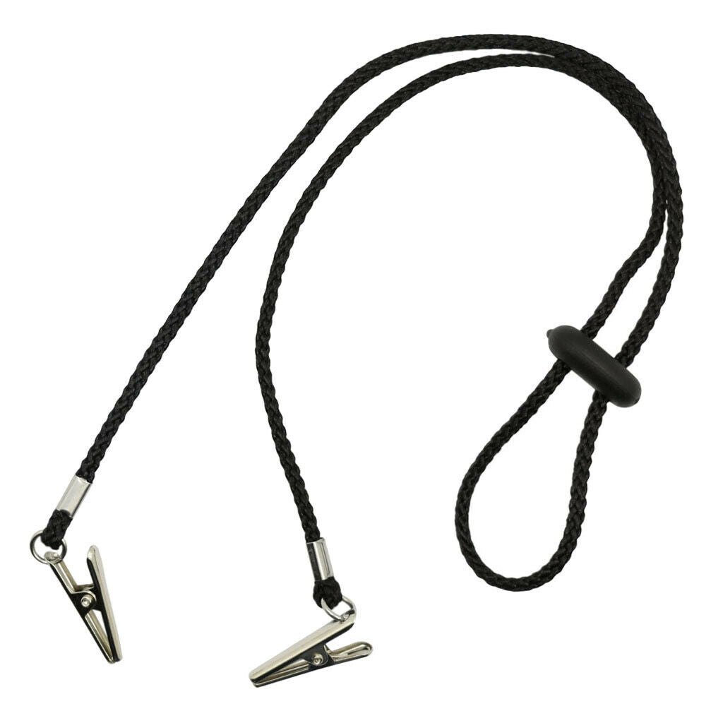 2pcs Napkin Clip Lanyard Apron Bibs Chain Holder / Strap String Necklace for