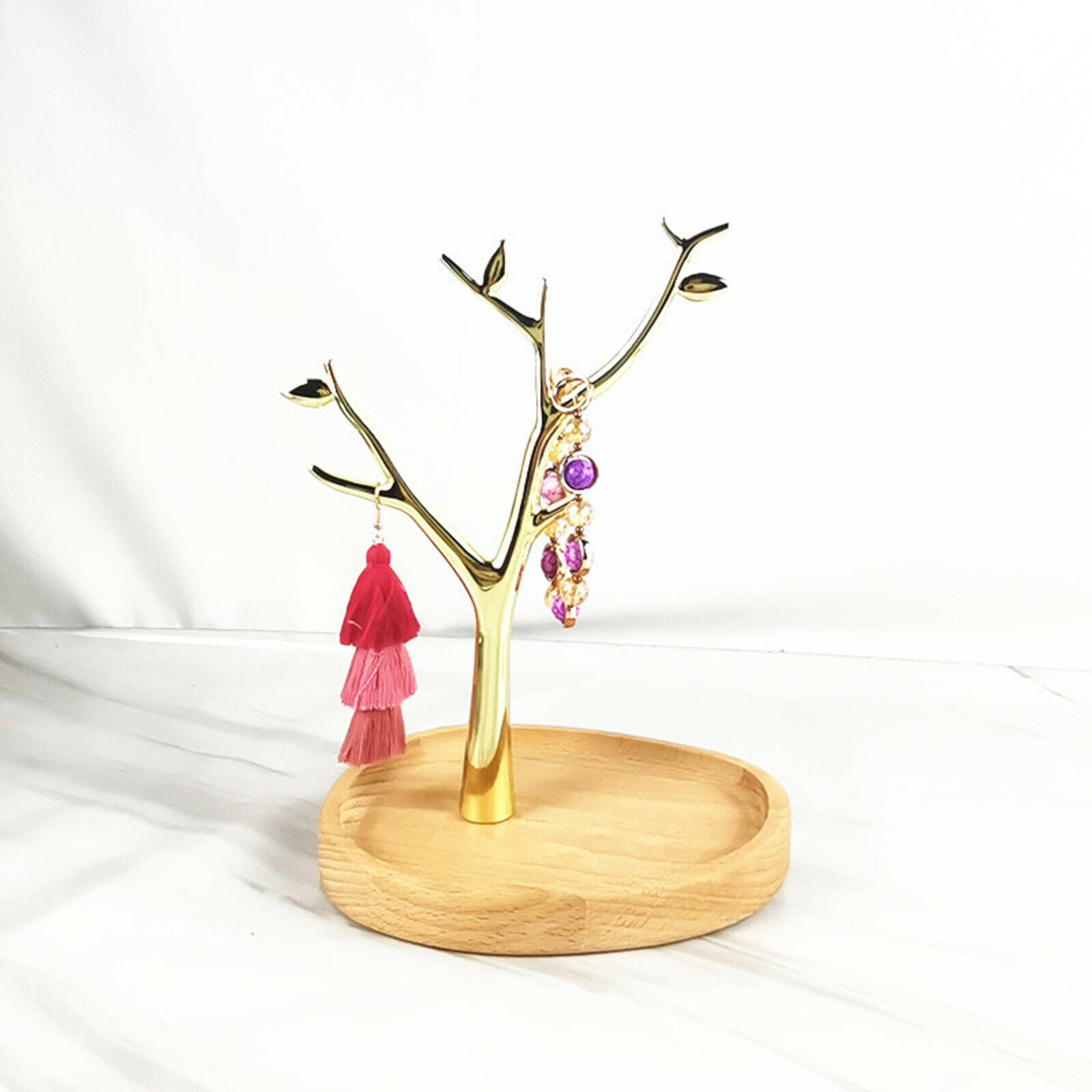 Tree Shape Jewelry Earring Watch Necklace Display Holder Stand