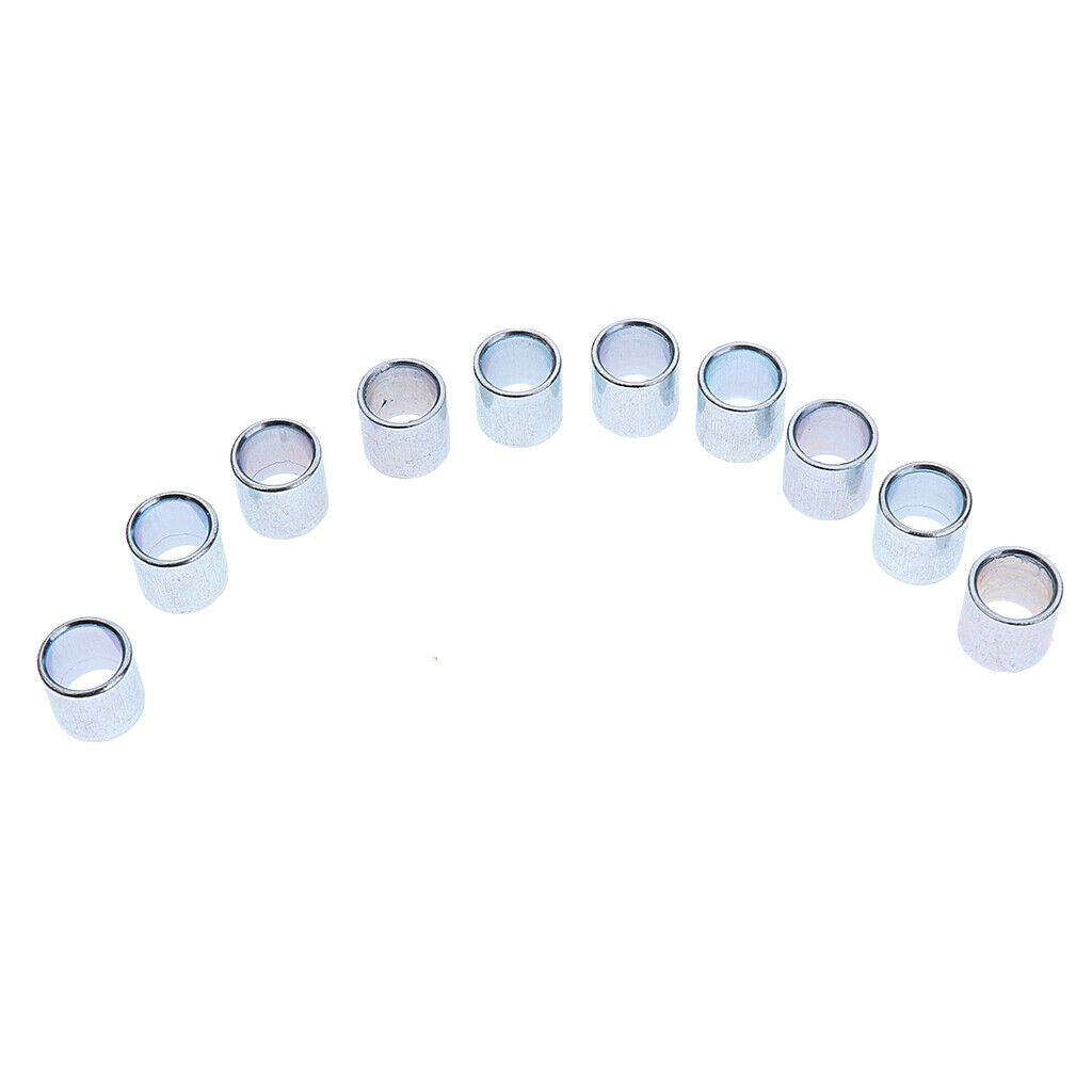 10 Pcs Inline Skate Roller Skating Wheels Bearing Spacers ID8mm