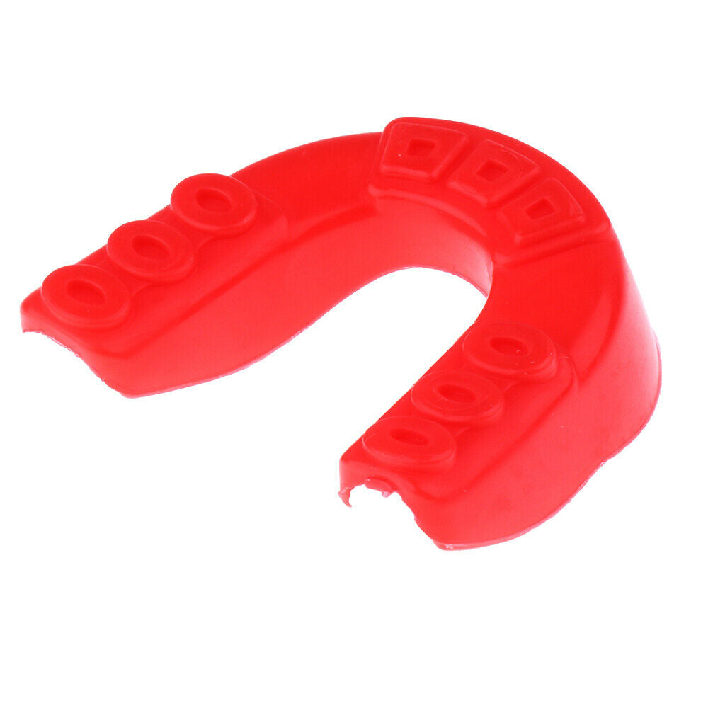 2x Boxing Gum Shield MMA Martial Arts Mouth Guard Teeth Protection Red & Blue