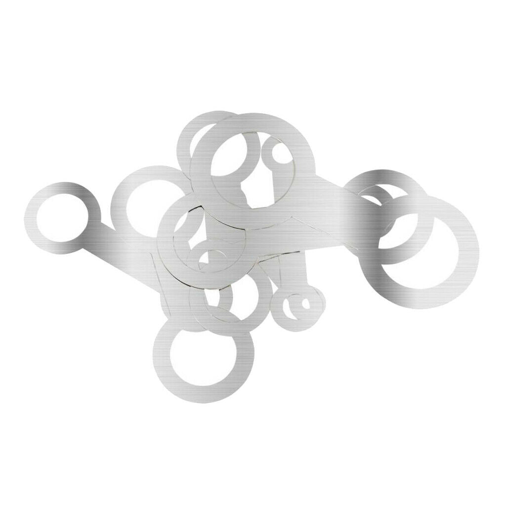 8 Pcs Stainless Steel Saxophone Strict Mat Set Pads Repair Tools Part