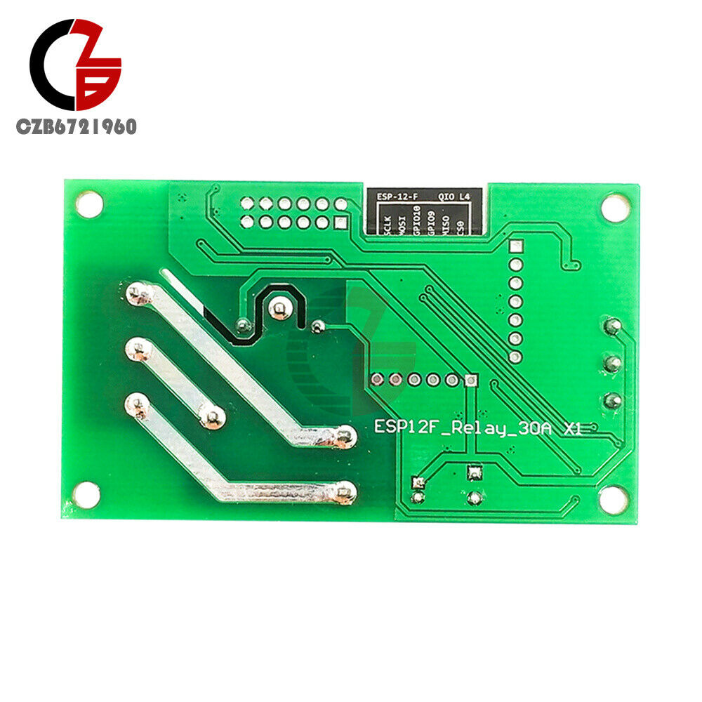ESP8266 5V 7- 80V 30A WIFI 1/2 Channels Relay Module ESP-12F Development Board