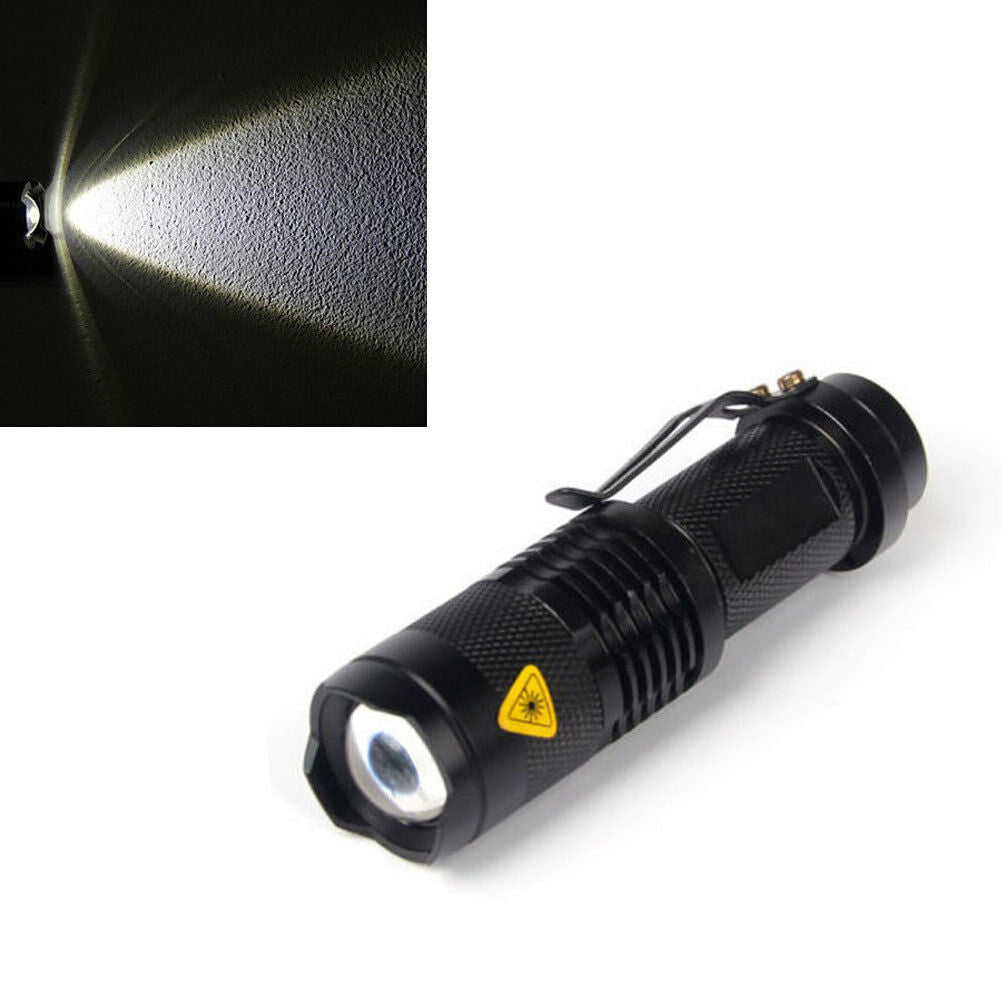 Super Bright CREE Q5 1200 Lumen 14500 ZOOMABLE LED Flashlight Torch Lamp Lights