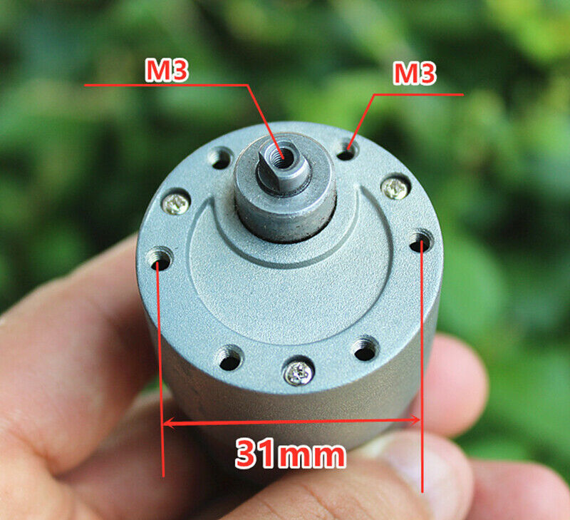 DC 3V gear motor 37 DC motor forward and reverse deceleration slow motor