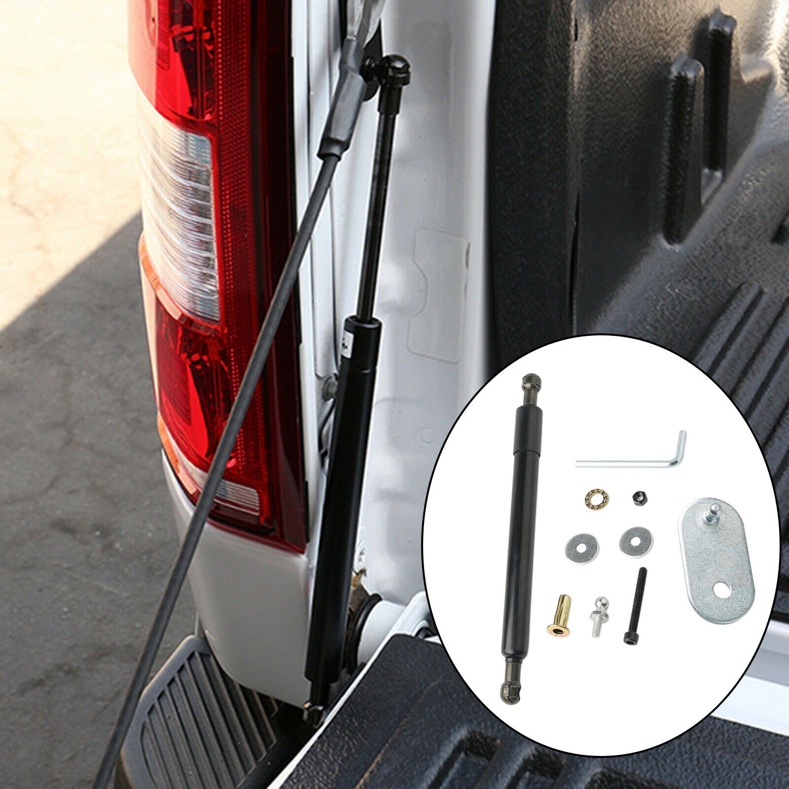 Assist Shock Strut Tailgate Slow Down Fit for RAM 1500 2500 3500 Replacement