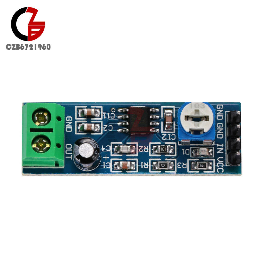 2pcs LM386 Audio Amplifier Module 200 Times 5V-12V 10K Adjustable Resistance