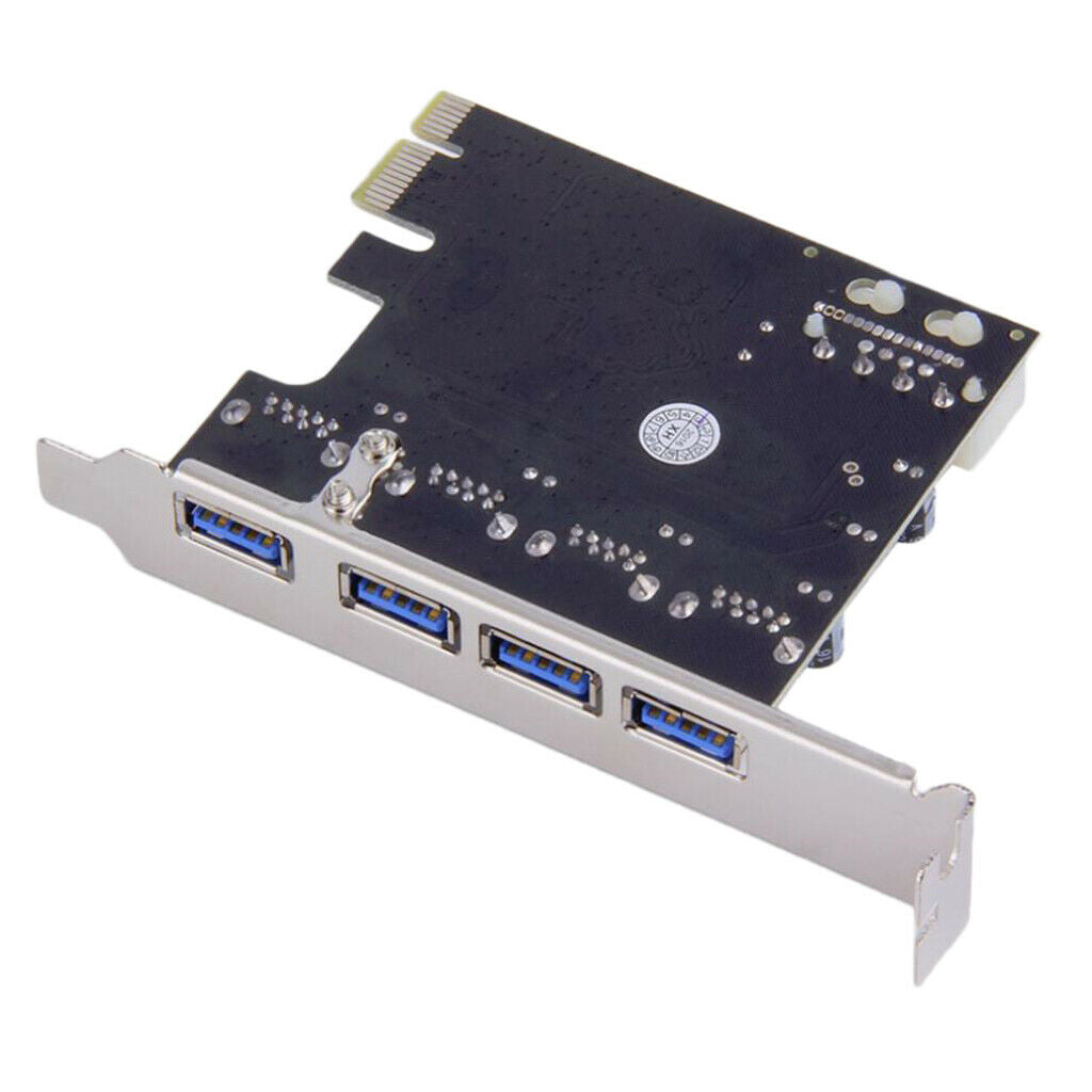 4 Port PCI-e to USB 3.0 HUB PCI Express Expansion Card Adapter 5 Gbps Speed
