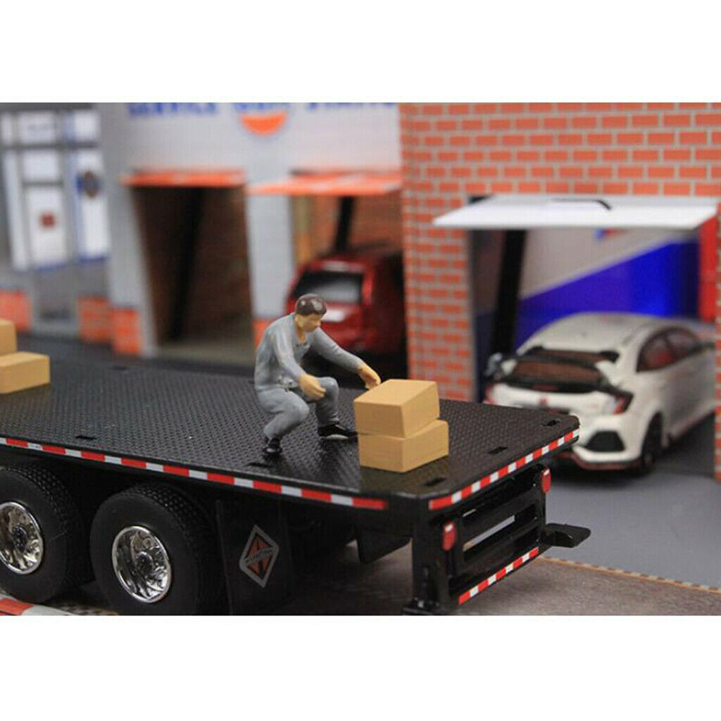 2pack RaceMedal 1/64 Porter Worker Collections Scene For Siku Greenlight