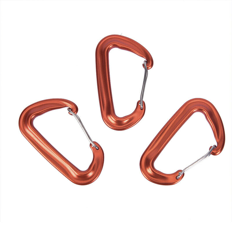 7075 Aluminum Climbing Buckle 12KN Hammock Safety Balance Carabiner Clasp.l8