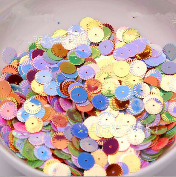 1000pcs chrysanthemum Sequins decoration clothing Wedding dress crafts mixed 9mm