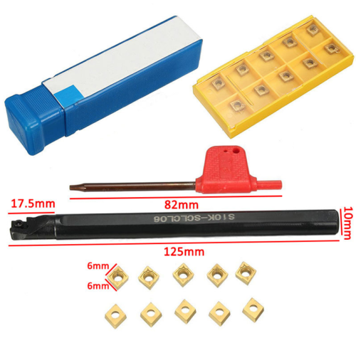 95° S10K-SCLCL06 CNC Lathe Internal Turning Tool + CCMT060204 Turning insert