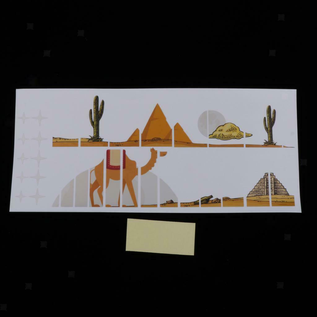 Electric Desert Camel Guitar DIY Fretboard/Fret Inlay Stickers Decoration