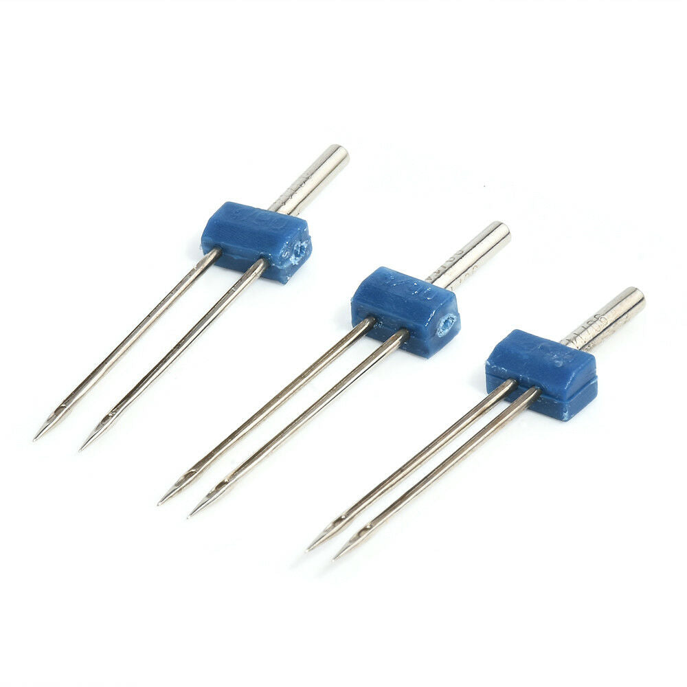 Three Pieces Stretch Twin needles Double needle for Sewing machine Set DIY N