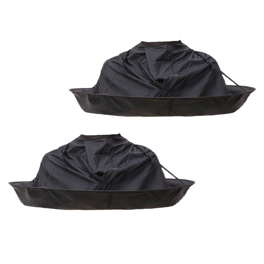 2x Professional Hair Cutting Cape Hair Catcher Umbrella Cloak Salon Barber