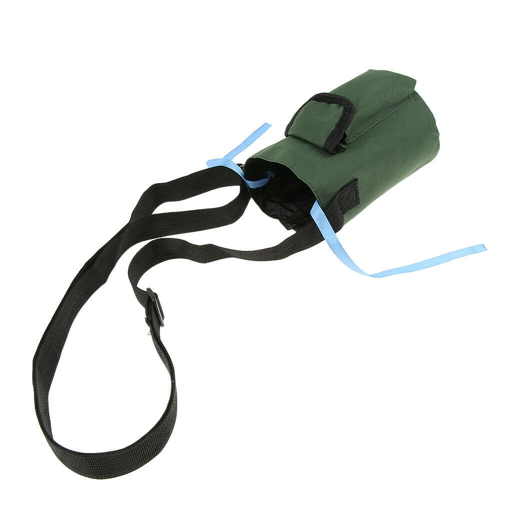 Waterproof Water Bottle Holder Carrier Bag Pouch Sleeve with Pocket M Green