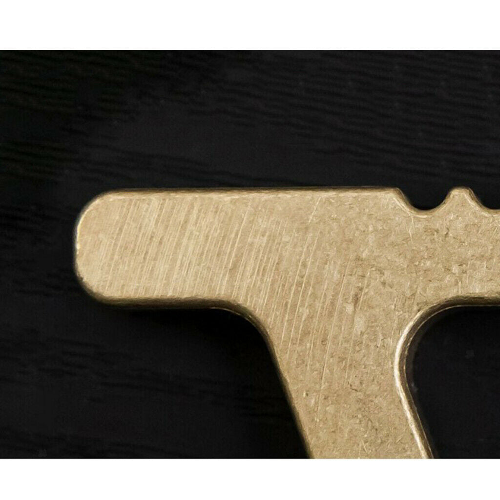 Non Contact Hand Brass Door Opener Handle Key Tool Keychain Avoid Touching