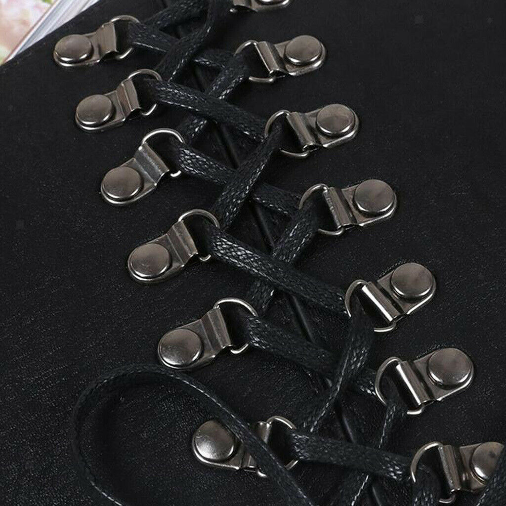 Women's Dress Belt Cincher Corset Belt PU Waistband Wide Band Lace-up Corsets