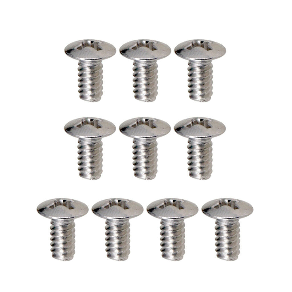 20 X Iron Guitar Switch Mounting Screws Tuners Gear Nuts For Guitar