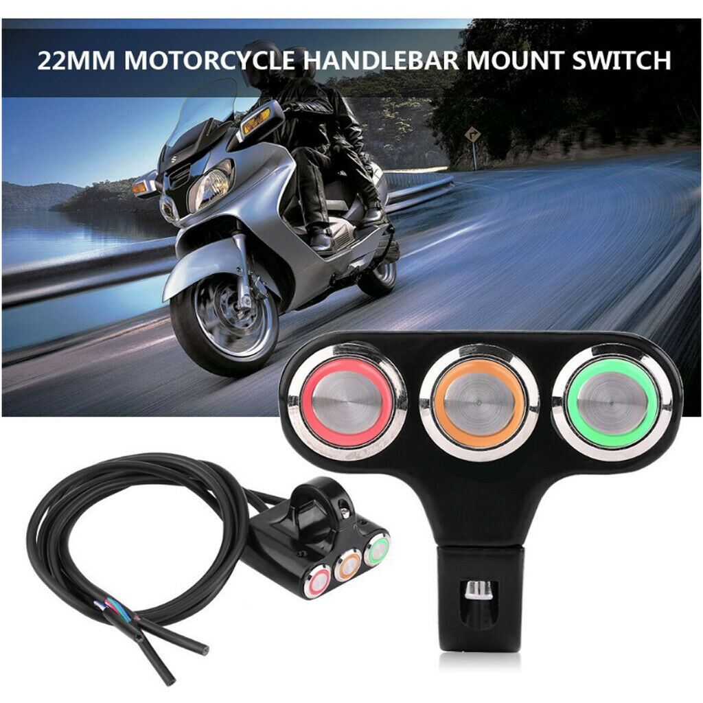 Aluminum handlebar switch and engine stop kill switch lanyard for ATV