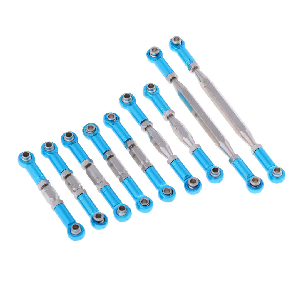 9x Steering Rod Front / Rear Drawbar for Wltoys 12428 FY-03