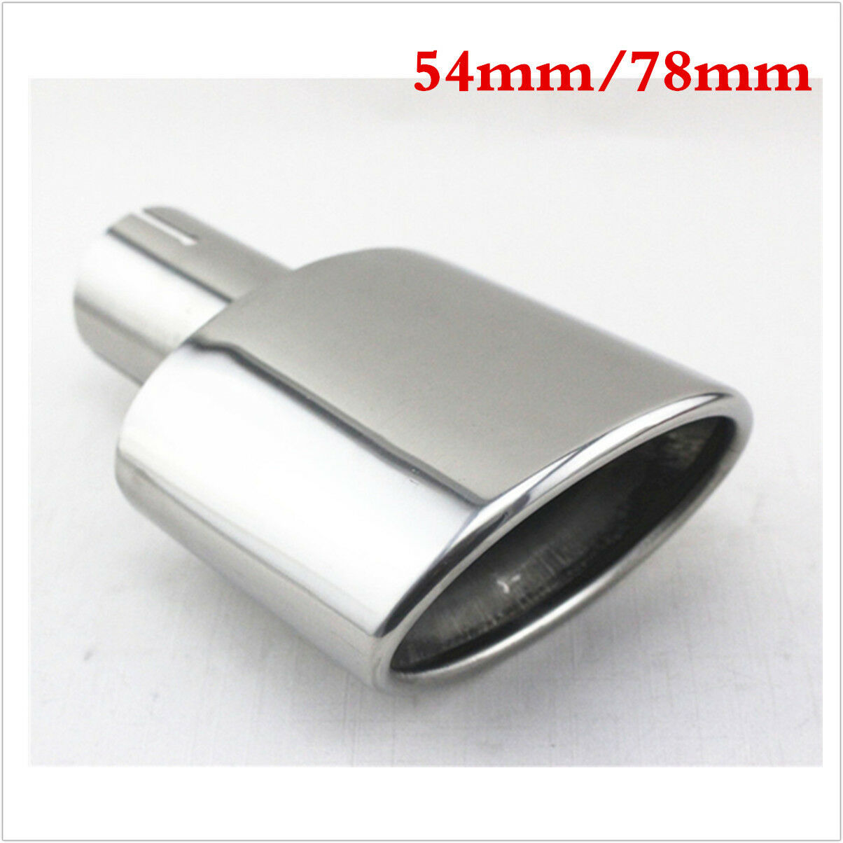 Chrome Car Styling Top Quality stainless steel  Exhaust End Tips Pipes 54mm/78mm