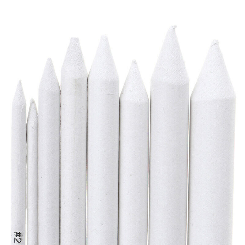 8pcs Blending Smudge Tortillon Stump Sketch 8 Sizes Art Drawing To.l8