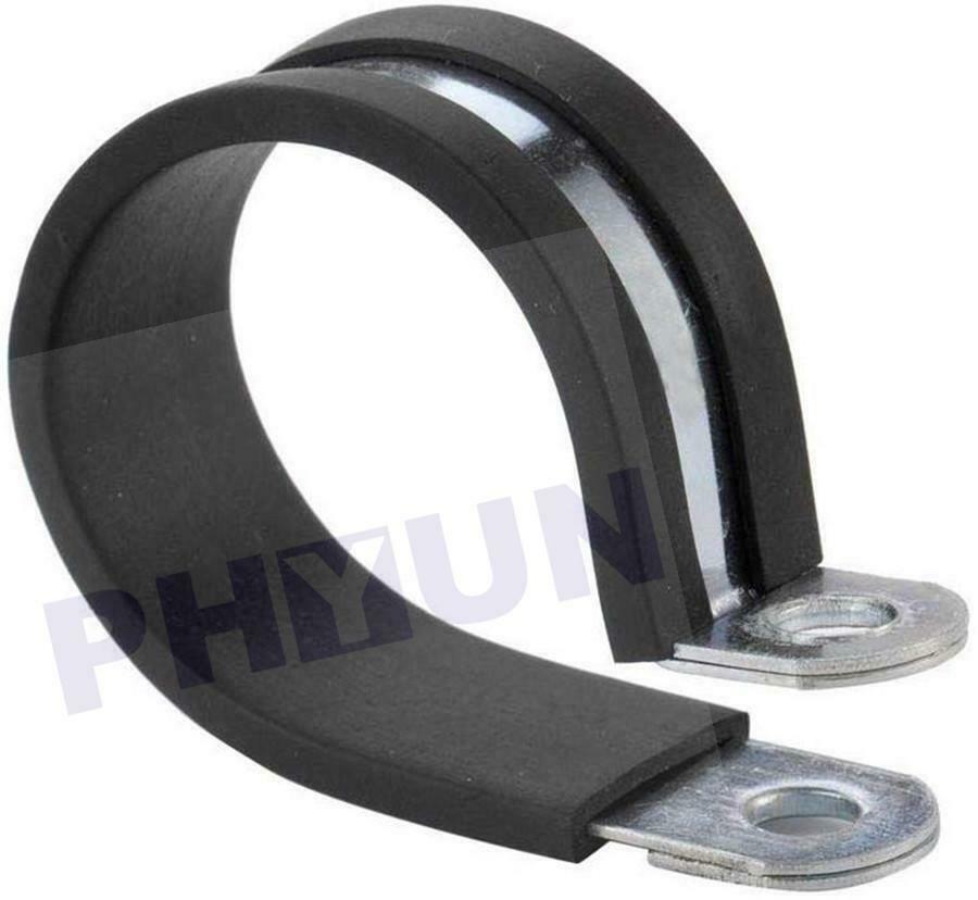20PC 1.75" Cable Clamp Rubber Cushioned Insulated Clamp Metal Clamp Tube Holder
