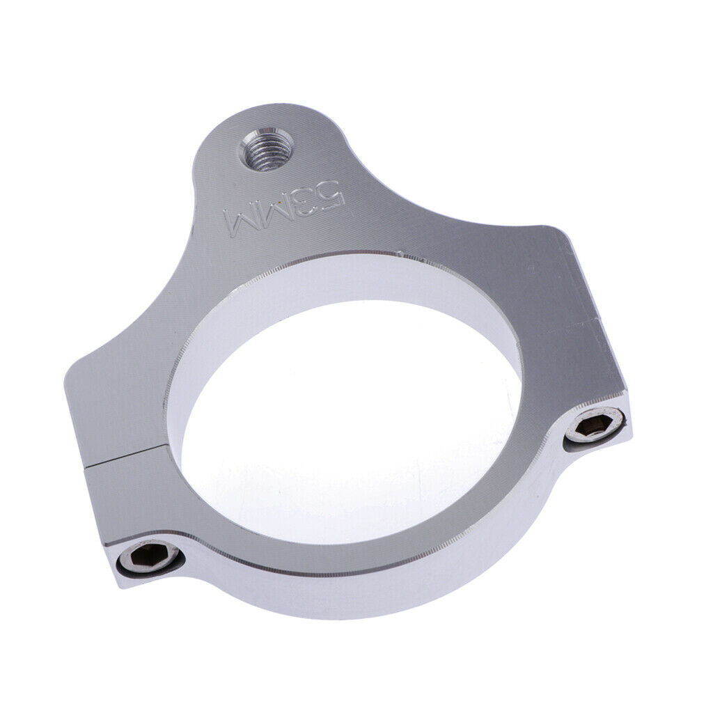 Aluminum Steering Damper Mounting Stanchion Bracket Fork Clamp tube ~ 53mm