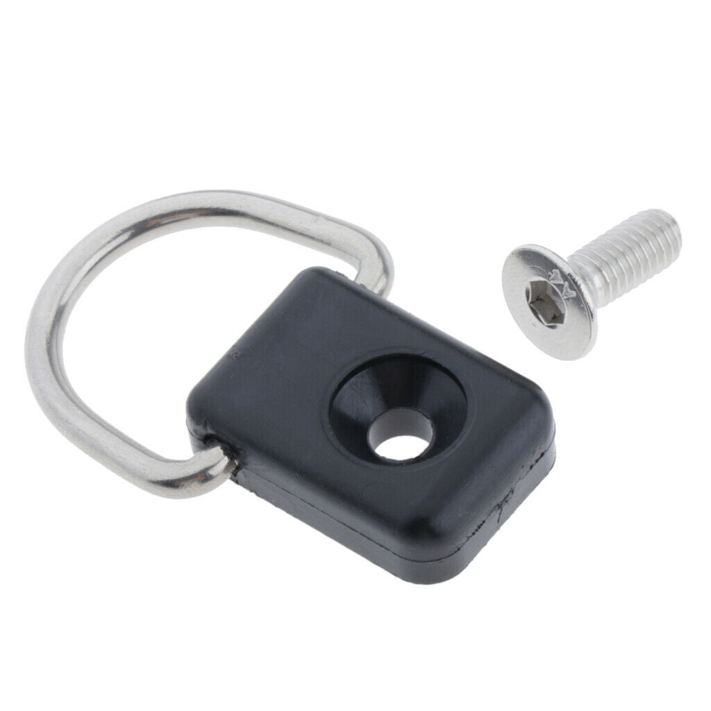 ABS Kayak D Ring Boat Fitting Tie Down Shackle Screws Outfitting Accessories