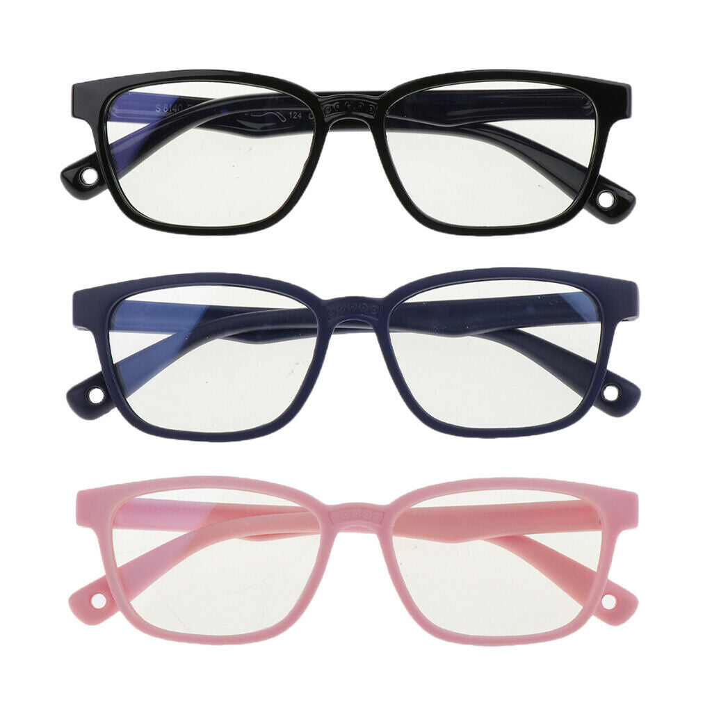 3x Kids Eyeglass Blue Light Blocking Computer Glasses Anti Eyestrain Eyewear